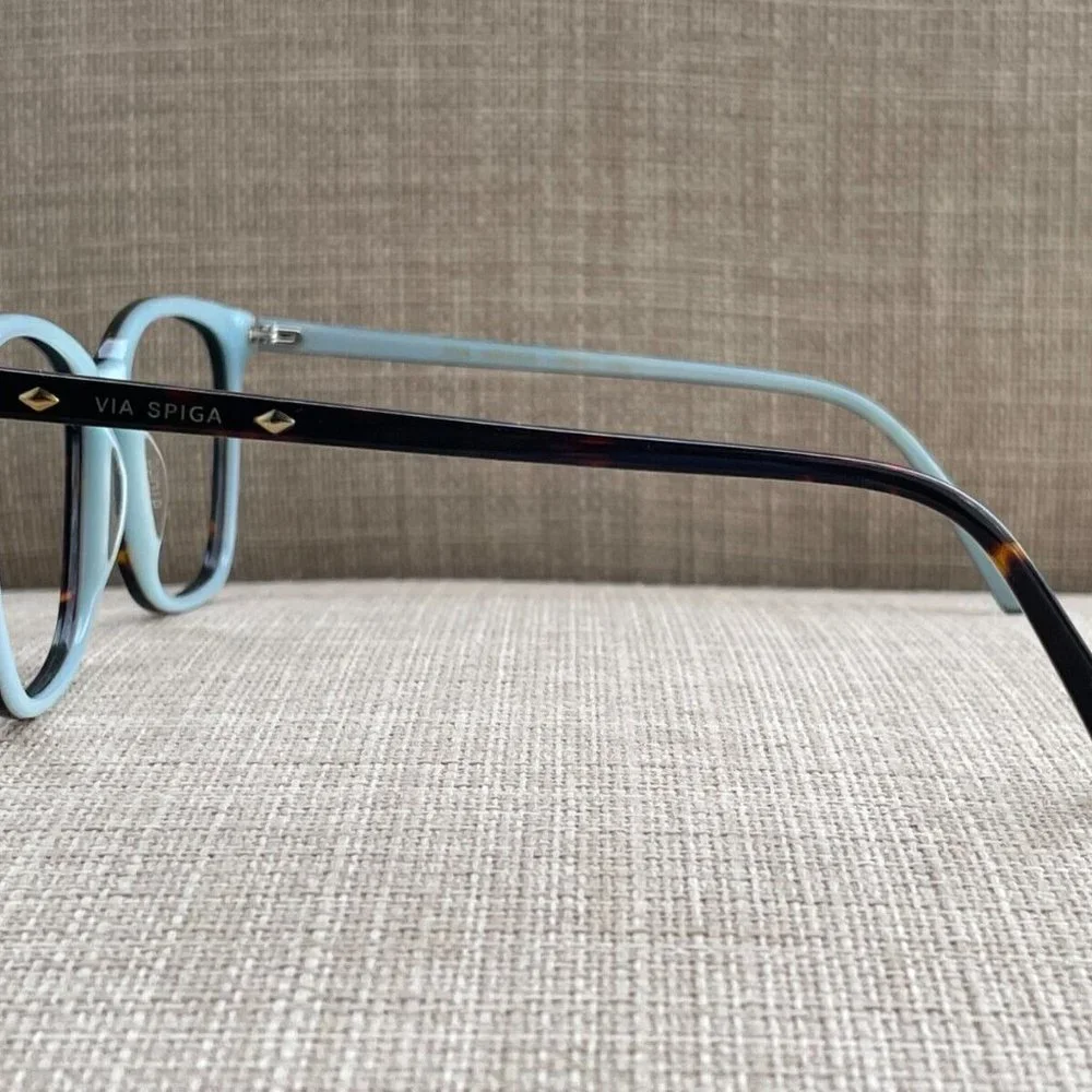 Via Spiga Women Eyeglasses Frame Brown Tortoise 350-S 135 55[]16 Glasses Frame